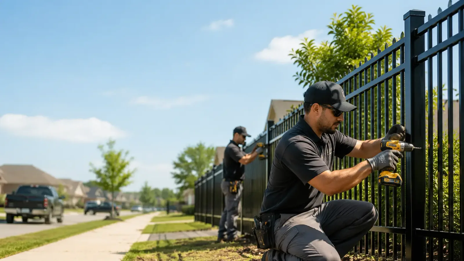 Metal Fence Installation in Norfolk, VA